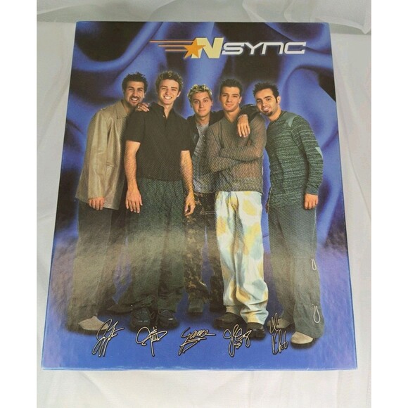 Vintage 90's N*SYNC Stationery Set Justin Timberlake Signed Autographed Notebook - Picture 1 of 9